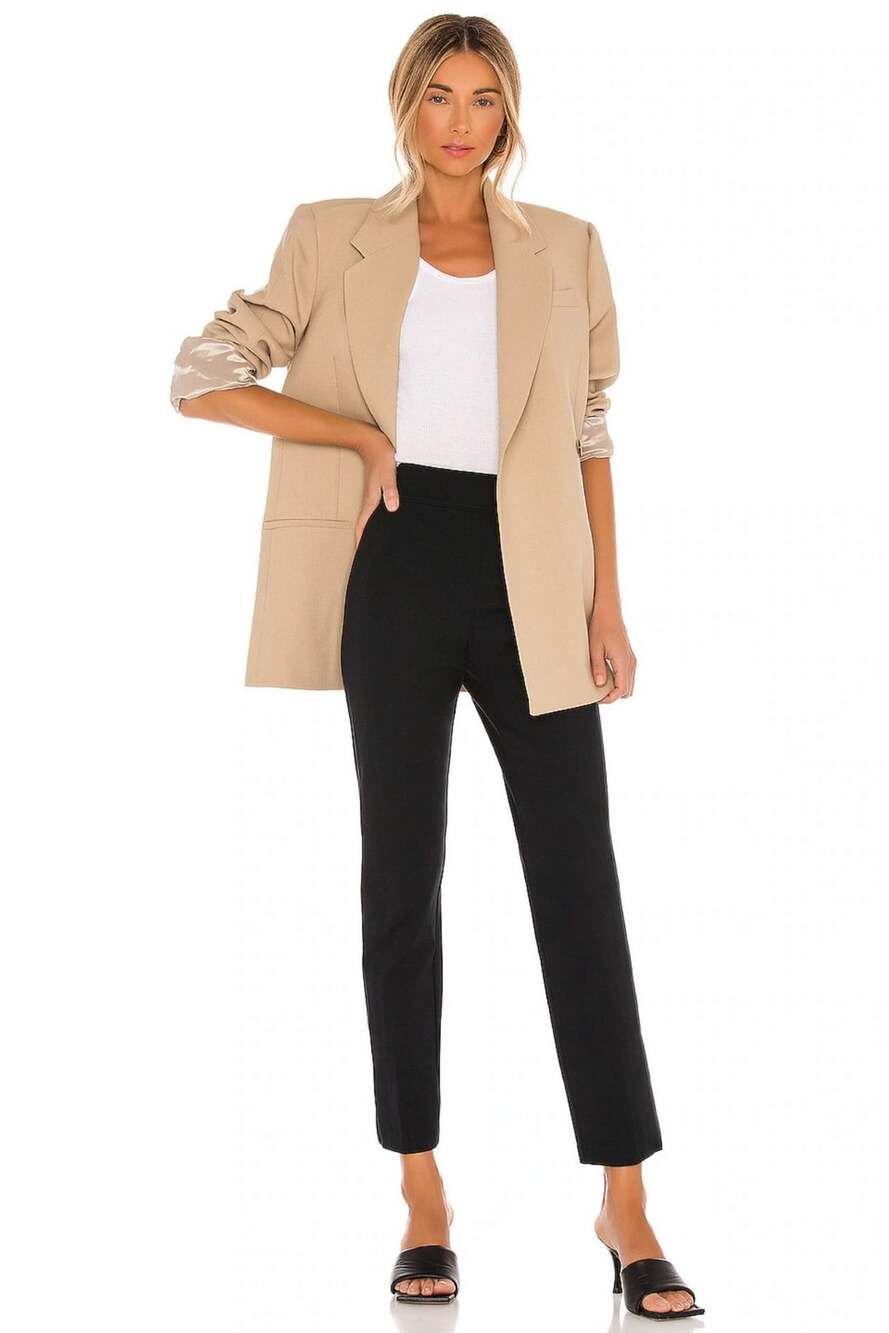 Spanx Spanxsmooth PerfectFit Ponte Slim Straight Pant Black